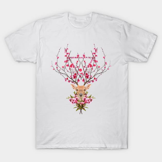 Spring Deer Final T-Shirt by astronaut